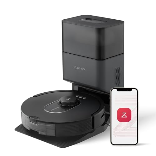 Empty Dock, Upgraded from Q5+, 5500 Pa Suction, DuoRoller Brush, Hands-Free Cleaning for up to 7 Weeks, PreciSense LiDAR Navigation, App & Voice Control