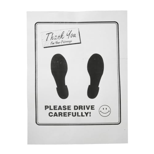 Tech Poly Coated Paper Floor Mats for Car Weather Resistant - 500 Pack