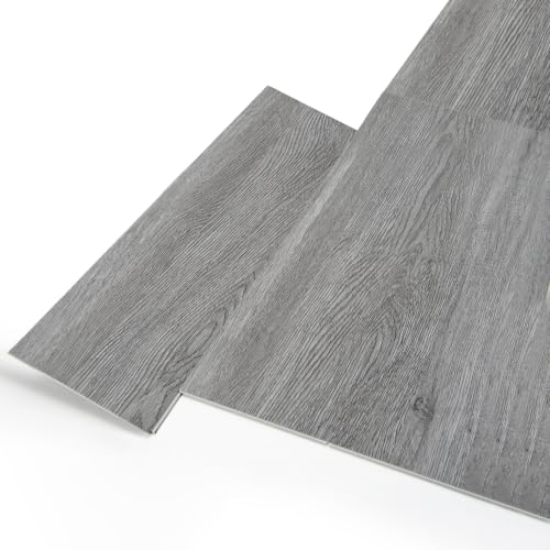 Best Vinyl Click Flooring Brands and Prices (2026 Buyer's Guide) Art3d click lock SPC vinyl floor planks in ash brown stacked