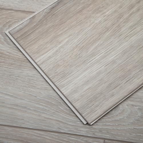 Best Vinyl Click Flooring Brands and Prices (2026 Buyer's Guide) Diflart SPC click lock vinyl planks in Provo Oak laid out flat