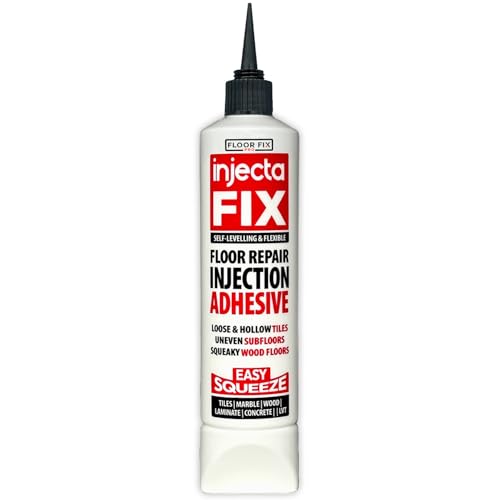 Floor and tile repair kit squeeze adhesive