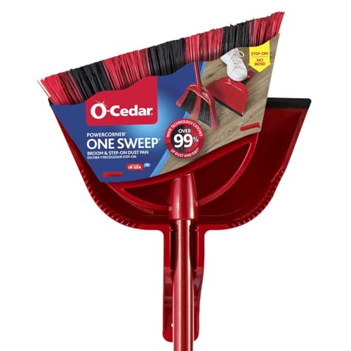 O-Cedar One Sweep broom and dustpan set
