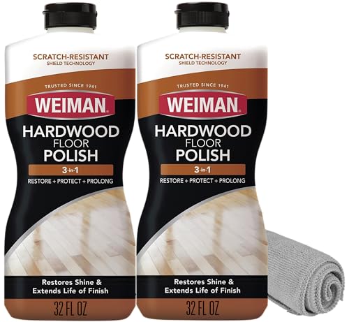 Weiman wood floor polish restorer bundle