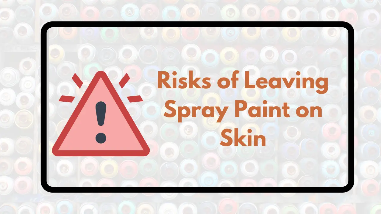 removing spray paint from skin