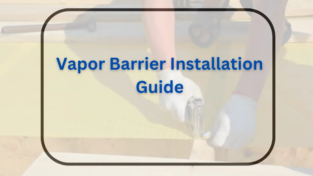 Vapor Barrier Installation Guide