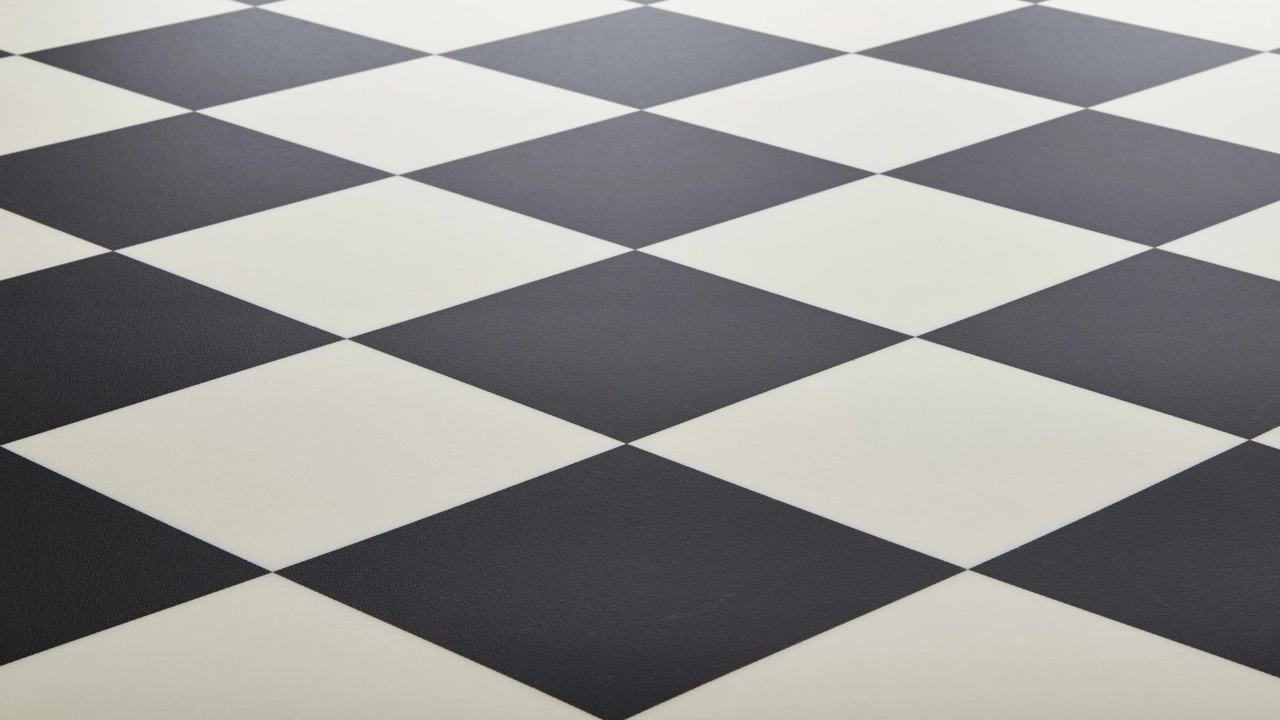 Black and White Vinyl Tile Flooring You Won't Believe