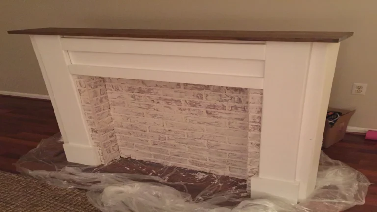 how to build a fireplace surround