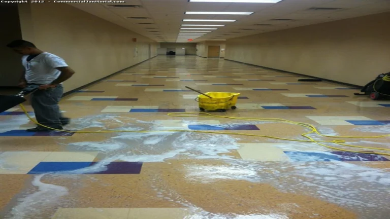 how to clean vct tile