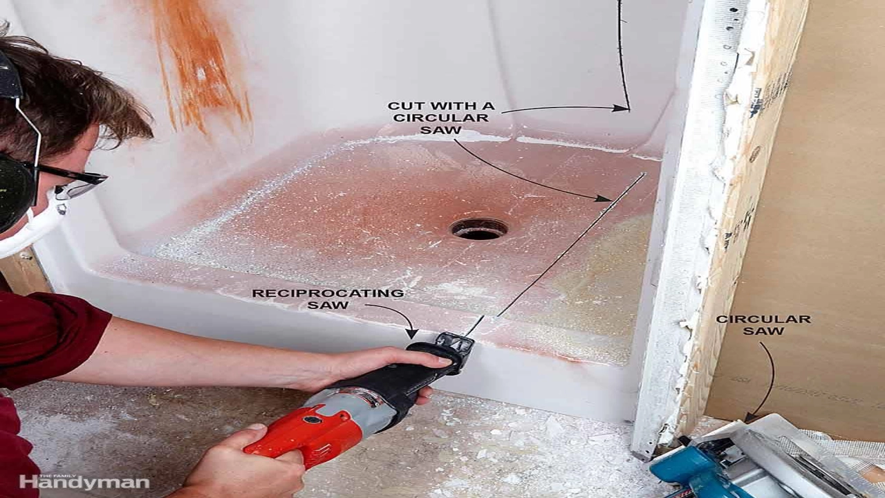 how to cut fiberglass shower surrounds