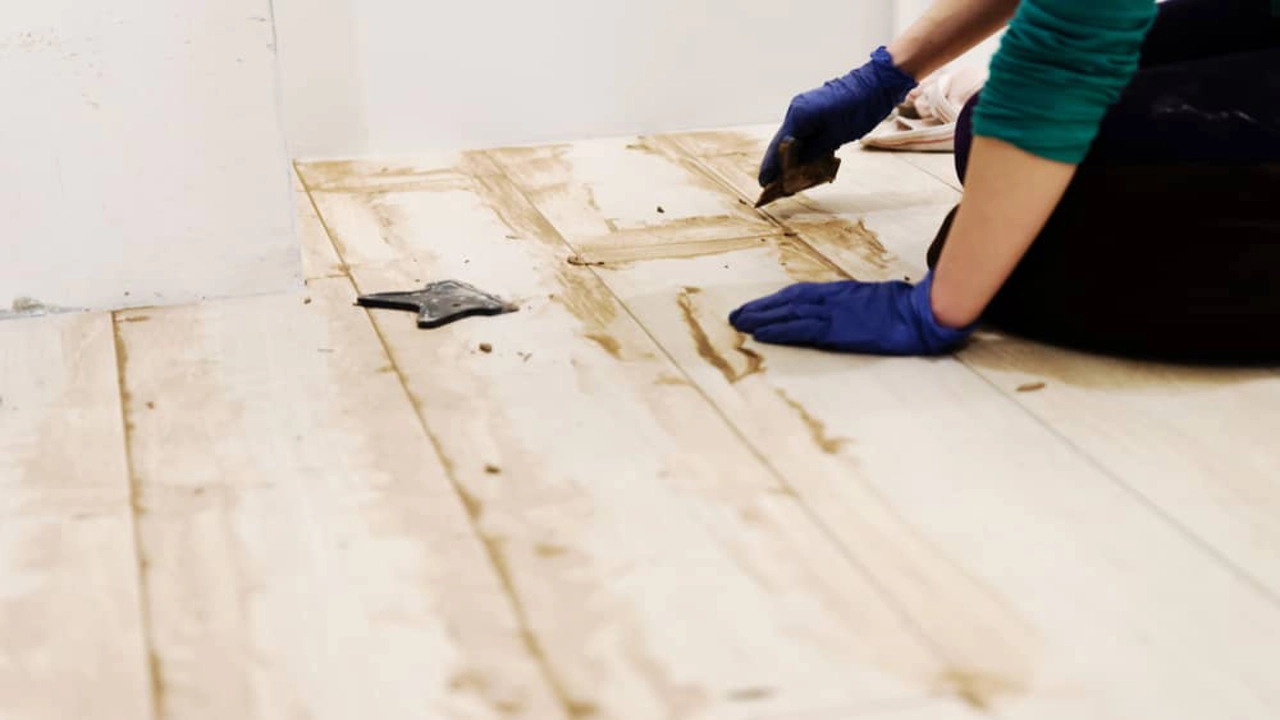 How To Get Adhesive Off Vinyl Flooring