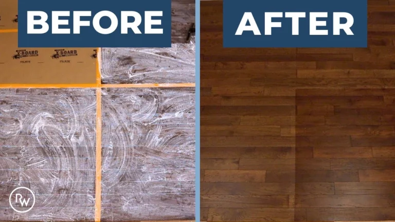 how to get drywall dust off of hardwood floors