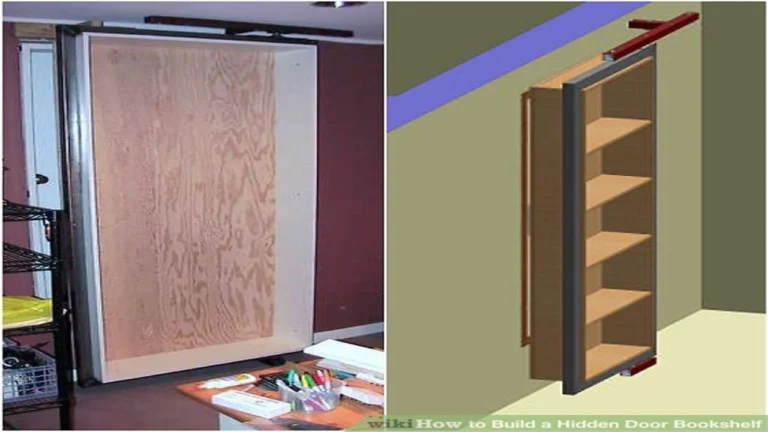 how to make a hidden door