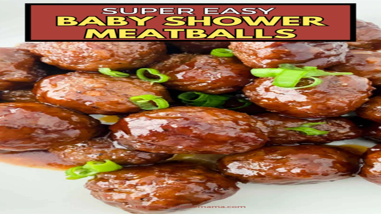 How to Make Baby Shower Meatballs