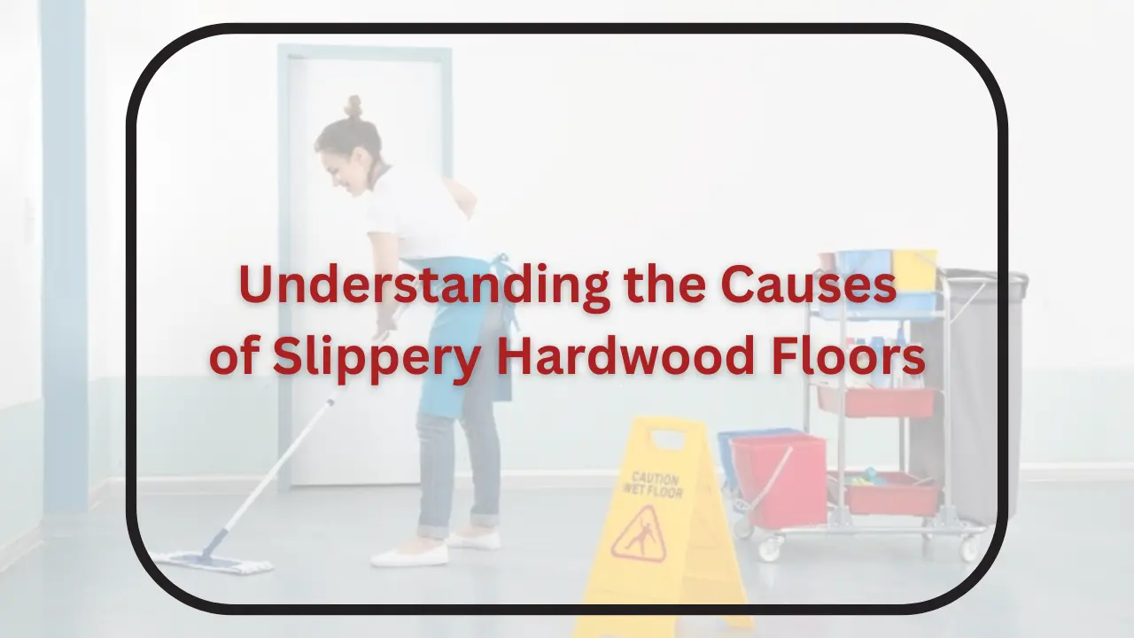 methods for reducing slippery hardwood floors