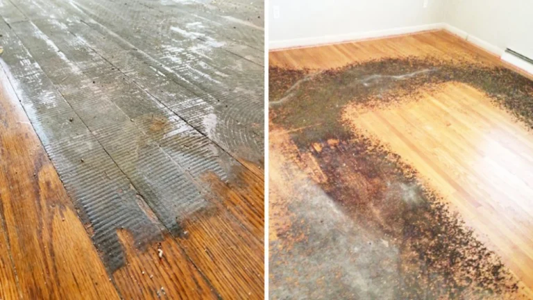 how to remove rug pad residue from hardwood floors