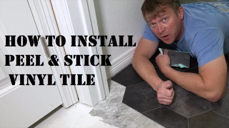 how to seal peel and stick tile