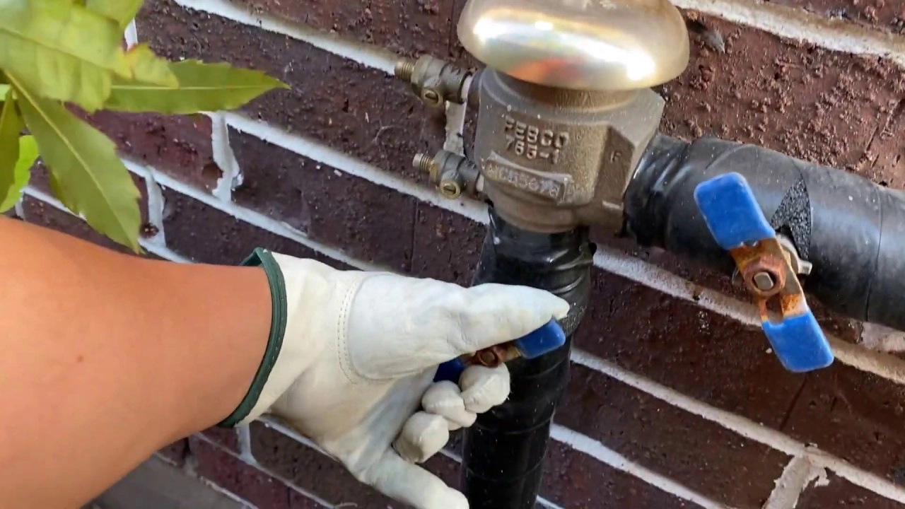 how to turn sprinkler system on