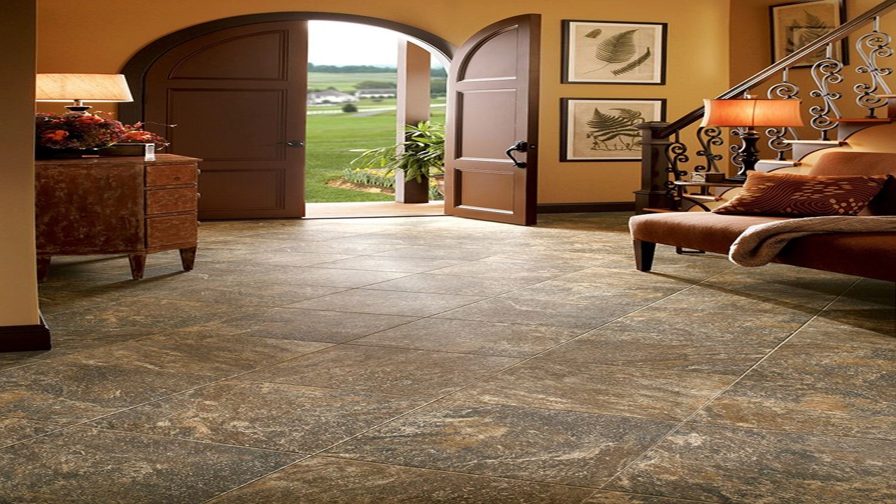 luxury vinyl tile flooring stone look