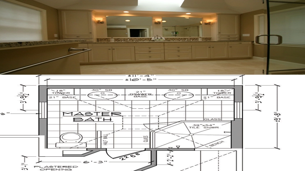 master bathroom floor plans