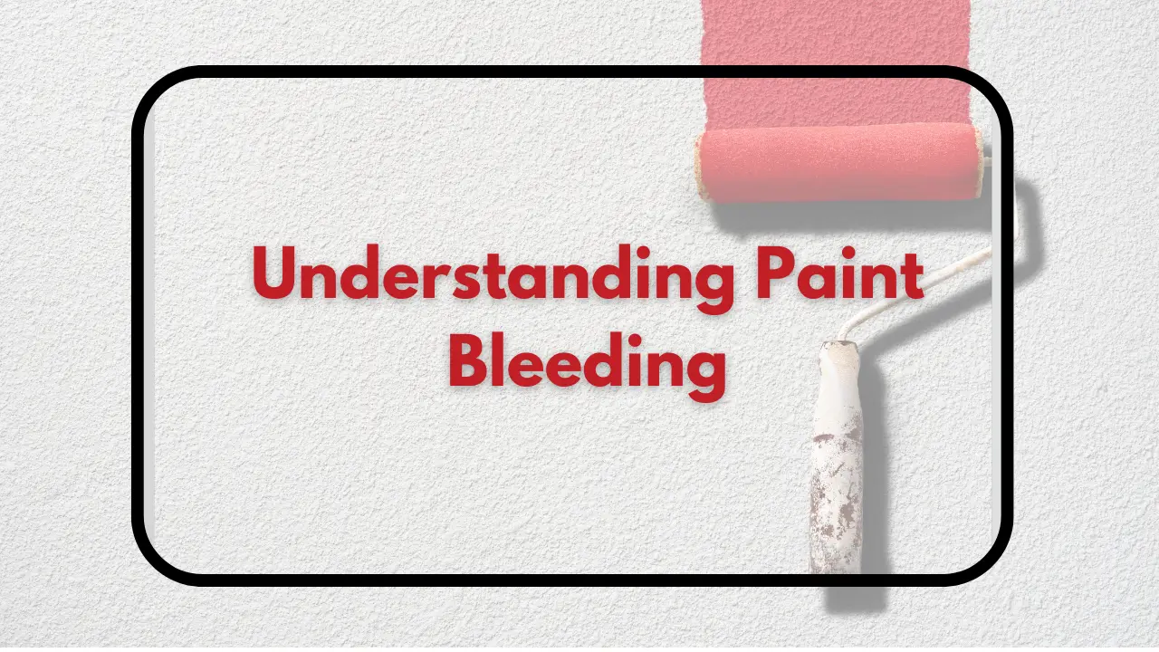 prevent paint bleeding