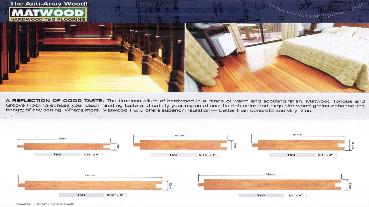 standard floorboard thickness