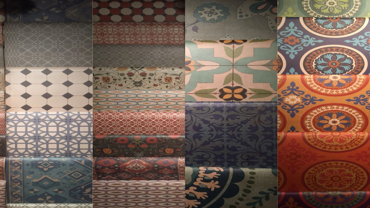 vintage vinyl floor cloths