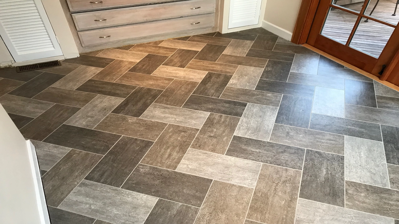 vinyl tile flooring patterns